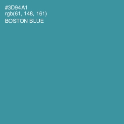 #3D94A1 - Boston Blue Color Image